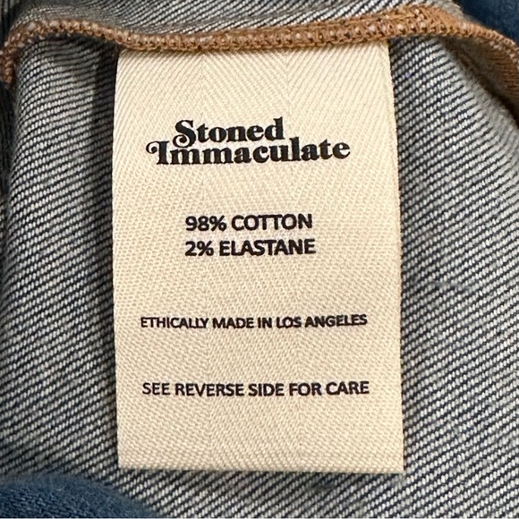 NWT Stoned Immaculate Denim Super Star Jacket – Size XS - Picture 14 of 15
